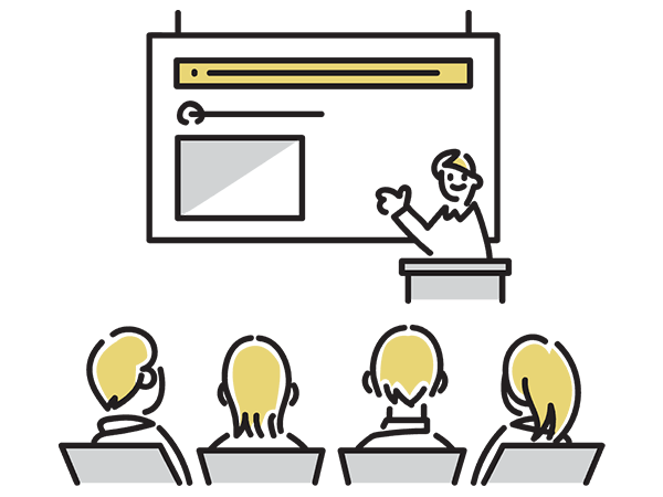 先輩によるガイダンス