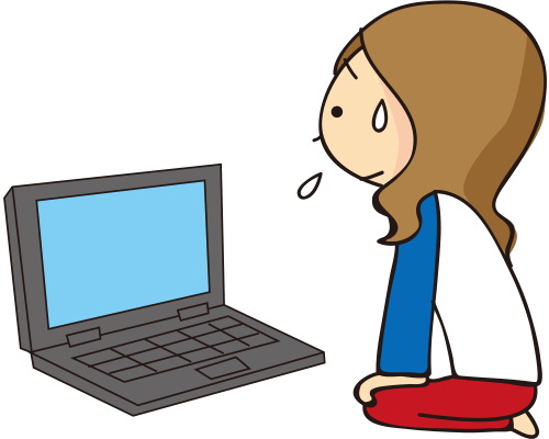 パソコンを閉じる際にボールペンを挟んでしまった